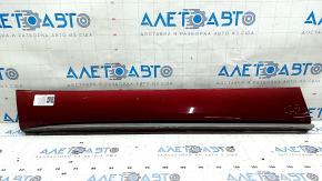 Toyota Highlander 2021-25 lower front left door trim panel, exterior, with chrome molding, XSE, broken fasteners, scratches