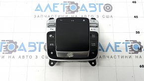 Multimedia control Mercedes W167 GLE 350 450 20-23 chrome, under the camera, peeling coating, needs cleaning