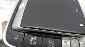 Multimedia control Mercedes W167 GLE 350 450 20-23 chrome, under the camera, peeling coating, needs cleaning