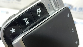Multimedia control Mercedes W167 GLE 350 450 20-23 chrome, under the camera, peeling coating, needs cleaning