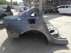 Quarter wing rear right Audi A4 B8 08-16 sedan, on the body, graphite, bumpers