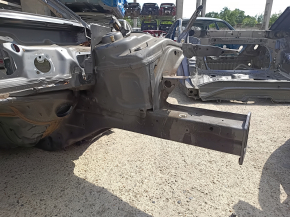 Front left quarter panel of Audi A4 B8 08-16 on the body, graphite