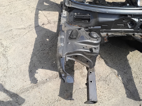 Front right quarter panel of an Audi A4 B8 08-16 on the body, graphite