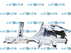 Quarter wing rear right Tesla Model 3 21- on the body, white PPSW, bumps on the threshold
