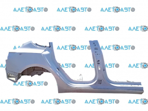 Quarter wing rear right Tesla Model 3 21- on the body, white PPSW, bumps on the threshold