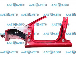 Tesla Model 3 18 front left quarter panel - on the body, iron panel, red PPMR