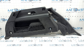 Left arch trim for Mercedes W167 GLE 350 450 20-24, dark gray, for 2 rows, with mesh, scratches, broken mount