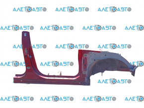 Front right quarter Hyundai Sonata 15-19 red on the body