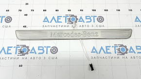 Outer front right door sill plate for Mercedes W167 GLE 350 450 20-24, chrome with backlight