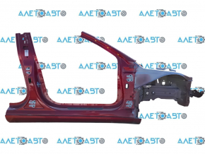 Tesla Model 3 18 front right quarter panel - on the body, iron panel, red PMMR, bump on the threshold