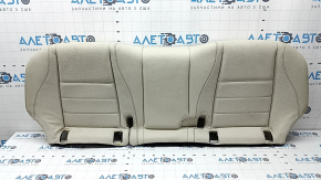 Rear seat cushion 2nd row Mercedes W167 GLE 350 450 20-24 beige leather, perforated, for cleaning, wrinkled