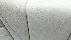 Rear seat cushion 2nd row Mercedes W167 GLE 350 450 20-24 beige leather, perforated, for cleaning, wrinkled