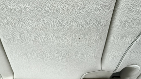Rear seat cushion 2nd row Mercedes W167 GLE 350 450 20-24 beige leather, perforated, for cleaning, wrinkled