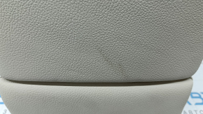 Backrest of the rear row of seats, 2nd row, central, Mercedes W167 GLE 350 450 20-24, beige leather, for cleaning