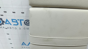 Backrest of the rear row of seats, 2nd row, central, Mercedes W167 GLE 350 450 20-24, beige leather, for cleaning