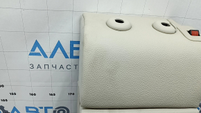 Backrest of the rear row of seats, 2nd row, central, Mercedes W167 GLE 350 450 20-24, beige leather, for cleaning