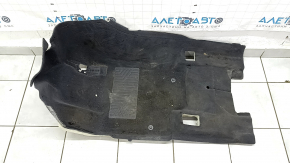 Front left floor covering for Mercedes W167 GLE 350 450 20-23, dark gray, dry-cleanable