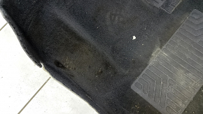 Front left floor covering for Mercedes W167 GLE 350 450 20-23, dark gray, dry-cleanable