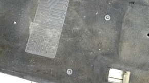 Front left floor covering for Mercedes W167 GLE 350 450 20-23, dark gray, dry-cleanable
