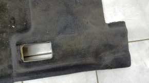 Front left floor covering for Mercedes W167 GLE 350 450 20-23, dark gray, dry-cleanable