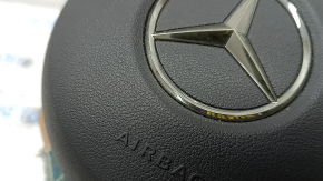 Airbag in the steering wheel, driver's side, Mercedes W167 GLE 350 450 20-23, dark gray, scratches