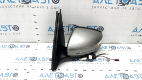 Left side mirror assembly for Mercedes W167 GLE 350 450 20-23 10+8+4+2 turn signal, heated, backlight, BSM, camera, auto-dimming, silver