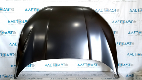 The hood of a Ford Ecosport 18-22 is bare steel and dented.