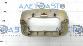 Mercedes W167 GLE 350 450 20-23 upper rear center console trim, beige, broken guide, needs cleaning, scratches