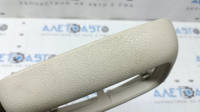 Mercedes W167 GLE 350 450 20-23 upper rear center console trim, beige, broken guide, needs cleaning, scratches