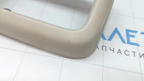 Mercedes W167 GLE 350 450 20-23 upper rear center console trim, beige, broken guide, needs cleaning, scratches
