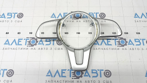 Mercedes W167 GLE 350 450 20-23 steering wheel cover chrome with dark gray