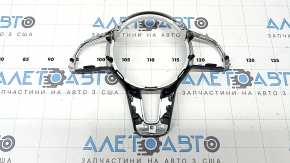 Mercedes W167 GLE 350 450 20-23 steering wheel cover chrome with dark gray