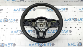 Mercedes W167 GLE 350 450 20-23 leather steering wheel, dark gray, non-heated, dents
