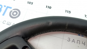 Mercedes W167 GLE 350 450 20-23 leather steering wheel, dark gray, non-heated, dents
