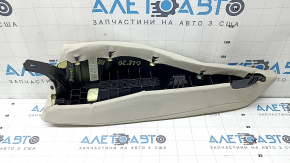 Rear seat side panel, 2nd row, right, Mercedes W167 GLE 350 450 20-23, beige leather with perforation, dents, needs cleaning