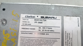Subaru Legacy 15-16 Clarion Display Scratches