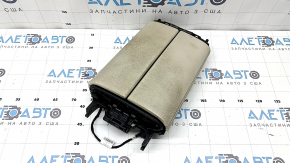 Armrest Mercedes W167 GLE 350 450 20-24 beige leather, dry cleanable, one fastener is missing