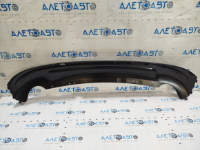 Rear bumper lip Ford Fusion mk5 19-20 for 1 exhaust without chrome tip FPS