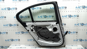 Rear left door assembly BMW 3 F30 12-18 silver A83, dented
