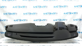 Toyota Highlander 20-22 black dashboard panel without AIRBAG, without projection, with overlays, dry-cleanable