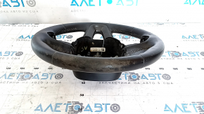 Naked steering wheel Dodge Challenger 15-23 rest leather black, without buttons, with pads, wiped