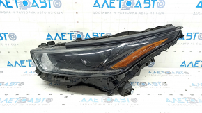 Toyota Highlander 21-25 LED+LED DRL left front headlight, dark