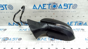 Left side mirror for Toyota Highlander 20-24, 7 pins, turn signal, heated, BSM, black, with protective film