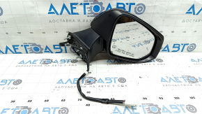 Right side mirror for Toyota Highlander 20-25, 7 pins, turn signal, heated, BSM, black, with protective film