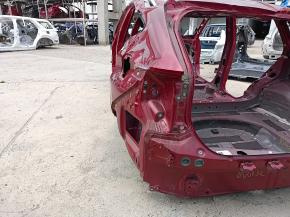Quarter wing rear left Toyota Venza 21-24 red, on the body, wrinkled