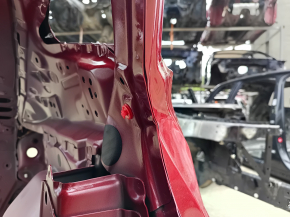 Quarter wing rear left Toyota Venza 21-24 red, on the body, wrinkled