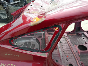 Quarter wing rear right Toyota Venza 21-24 red, on the body, wrinkled on the top