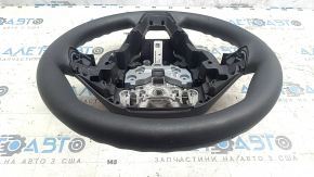 Naked steering wheel for Ford Fusion mk5 13-16, black rubber, scuffs, torn