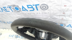 Naked steering wheel for Ford Fusion mk5 13-16, black rubber, scuffs, torn
