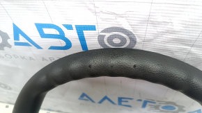 Naked steering wheel for Ford Fusion mk5 13-16, black rubber, scuffs, torn